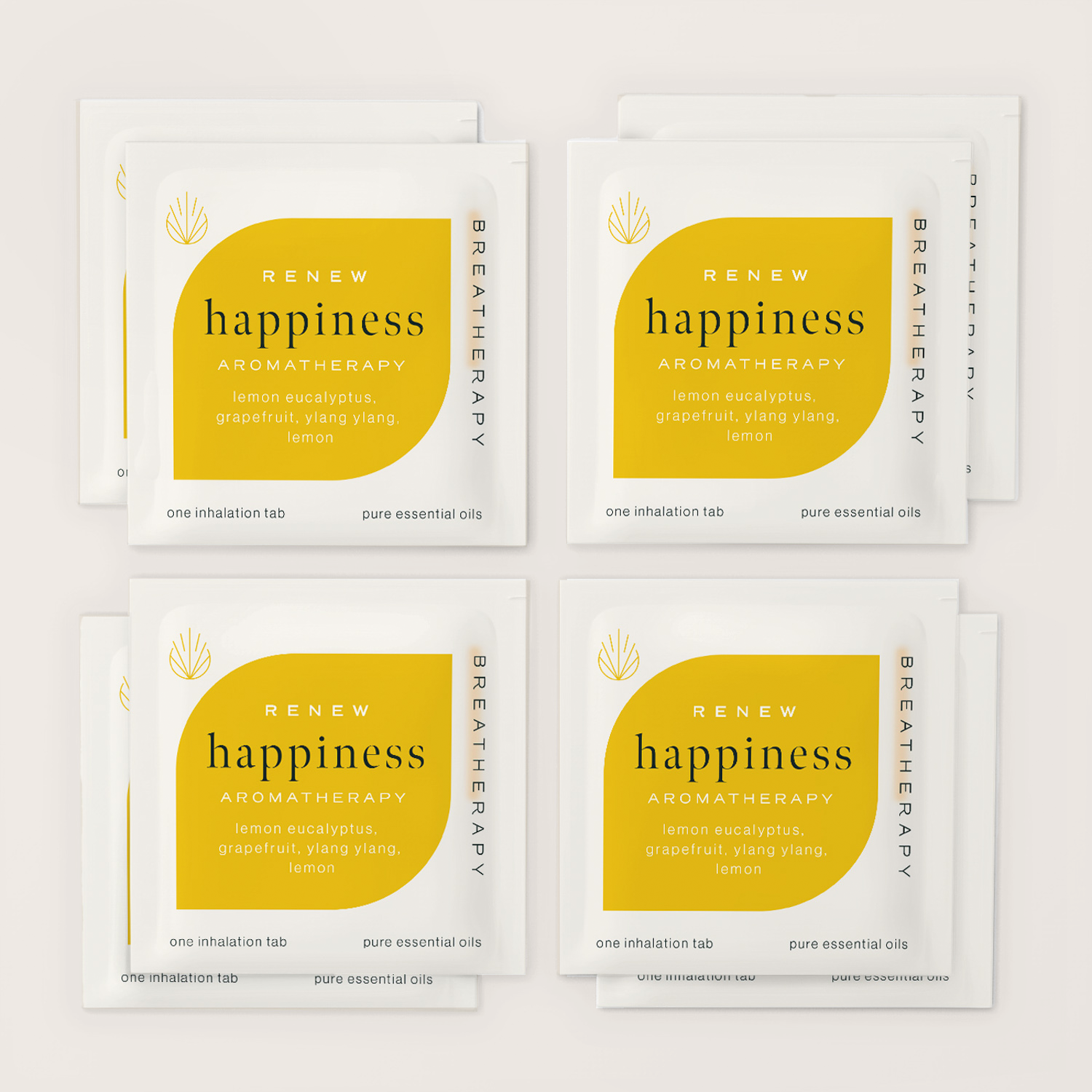 8 Pack of Breatherapy Happiness Tabs