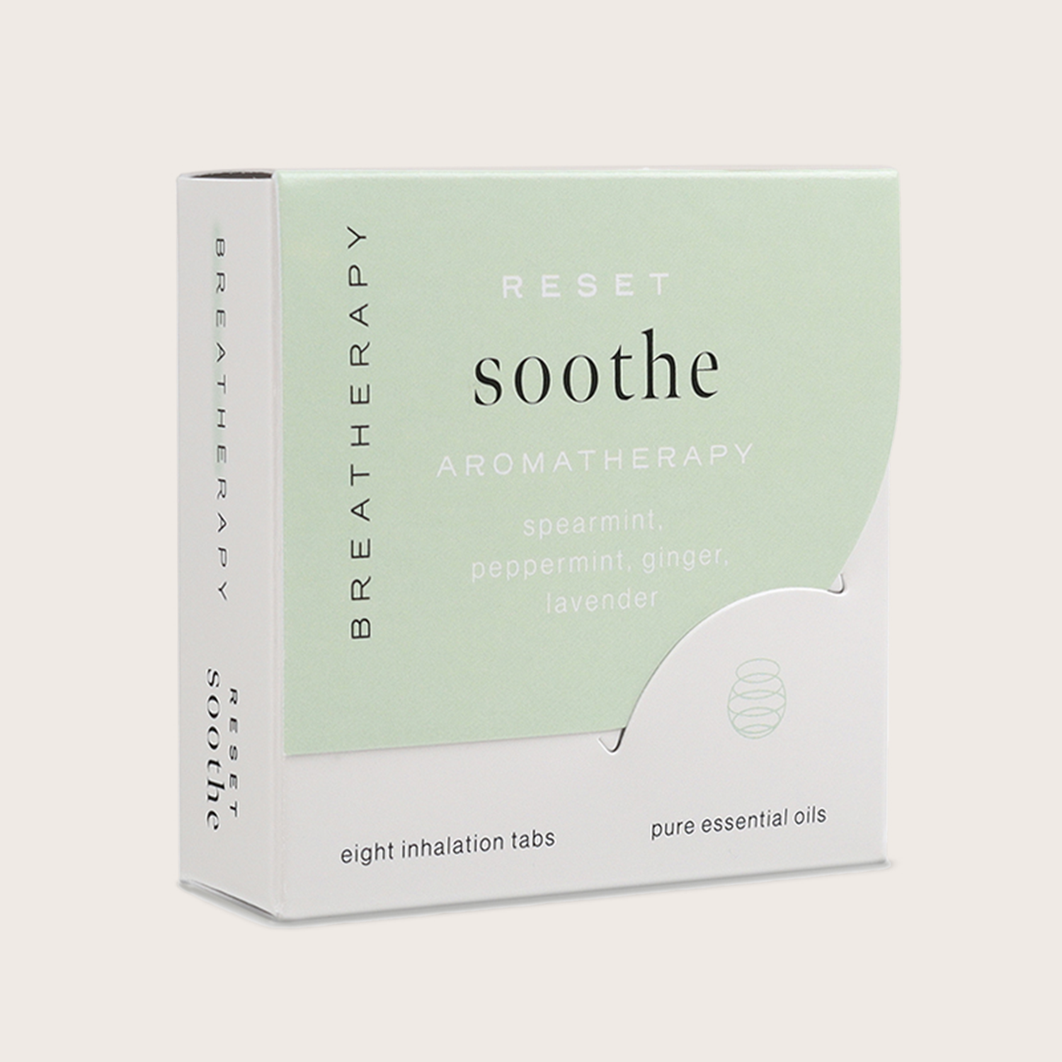 Breatherapy Soothe Tab - Back of Box